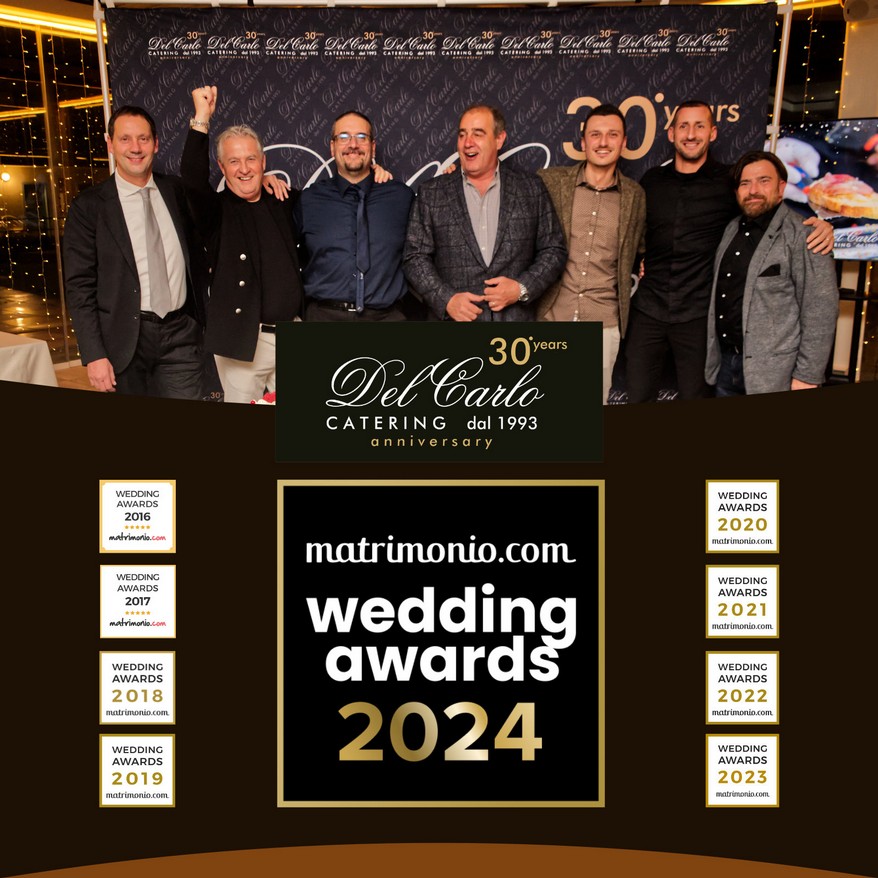del carlo catering matrimonio.com wedding awards 2024